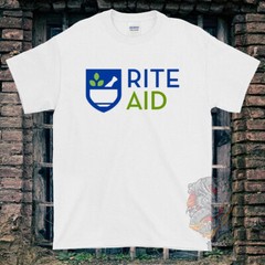Black/White/Gray/Navy T-Shirt Rite Aid Pharmacy Made In USA Size S to 5XL