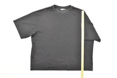 UNIQLO U AIRism Oversized Crewneck T-Shirt Men 3XL Black Short Sleeve Tee