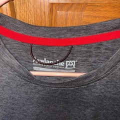 Avalanche T-Shirt + Short Men’s Sz Lg Slate Blue/Black Sport, Gym, Run