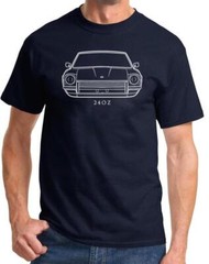 Datsun 240Z Sports Car Classic Front End Design Tshirt NEW Colors