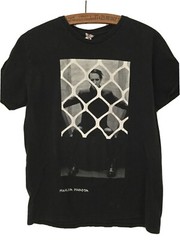 Marilyn Manson Bay Island Sportswear T Shirt Mens Medium Black