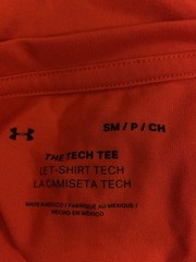 Under Armour Orange 1326413 Men’s UA The Tech Tee 2.0 SS T-Shirt SZ S P2p 18.5”
