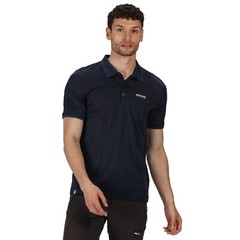 Regatta Mens Breathable Polo T Shirt Cool Dry Sports Wicking Quick Dry Remex II