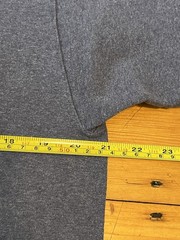 Vintage 90s Brooks Brothers Blank T Shirt Sz L Blue 100% Combed Cotton USA Made