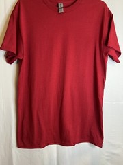 Gildan Men’s Heavy Cotton T-Shirt, G500 Cardinal Red Size Medium NWOT Lot Of 9