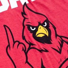 Attitude Red Bird F Caw F Shirt – Funny Rude Saying Men’s X-Large,