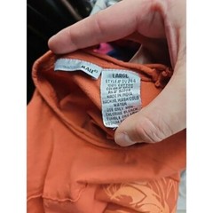 International Male Men Large Spice Orange Cotton Graphic Tee Y2K Retro Essential