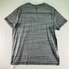 Rock & Republic Gray Y2K Short Sleeve V-neck Cotton Poly Blend T-shirt Mens XL