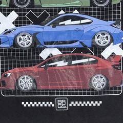 Subaru BRZ Car Shirt XL Blk BRGS Race Drift Streetwear JDM Toyota GR86 3182
