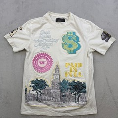 Eternity BC AD T Shirt Mens Medium Cream Cash Rules Money Graphic Streetwear Tee
