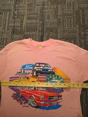 Vintage Ford Mustang Shelby GT Boss Shirt Size Large 80s Tee Ford Motors USA