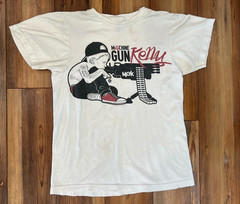 Machine Gun Kelly Lace Up Tour 2012 Graphic Multicolor Short Sleeves T Shirt