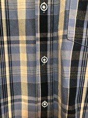 ALTAMONT Check Flannel Shirt Long Sleeve M Size