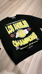 Vintage Los Angeles Lakers 88 ChampionsTNVTEES Shirt Vtg black Sz Large 450gsm