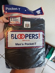 New 1994 Vtg FOTL Bloopers Pocket Shirt XXXL T-Shirt Irregular Preshrunk Cotton