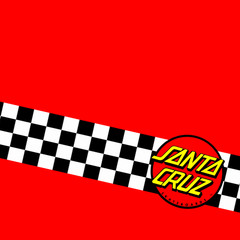 Santa Cruz Checkerboard Skate T Shirt Classic Skateboard Surf Streetwear