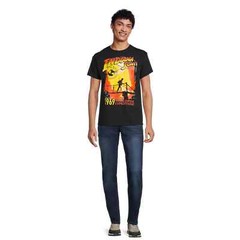 Indiana Jones Worldwide Black Men’s Tee Shirt 2XL (50-52), Short Sleeve