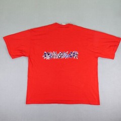 Vintage Maui Mens 3XL Red Hawaiian Floral Aloha Flowers Tropical Beach Y2K ^