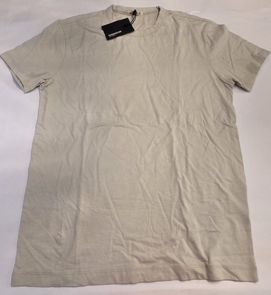 NWT Buck Mason Bone Pima Classic Tee Men’s XS Made in USA Crew Neck T-Shirt