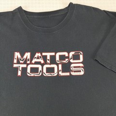 Matco Tools Men Black Graphic T-Shirt Short Sleeve Tool Truck Crew Neck 2XL