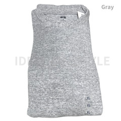 UNIQLO Soft Brushed T-Shirt S-4XL Long-Sleeve 100% Cotton Men 469940 NWT