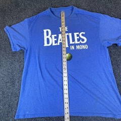 Apple Records The Beatles In Mono T-Shirt Mens XL Heather Blue Graphic Cotton