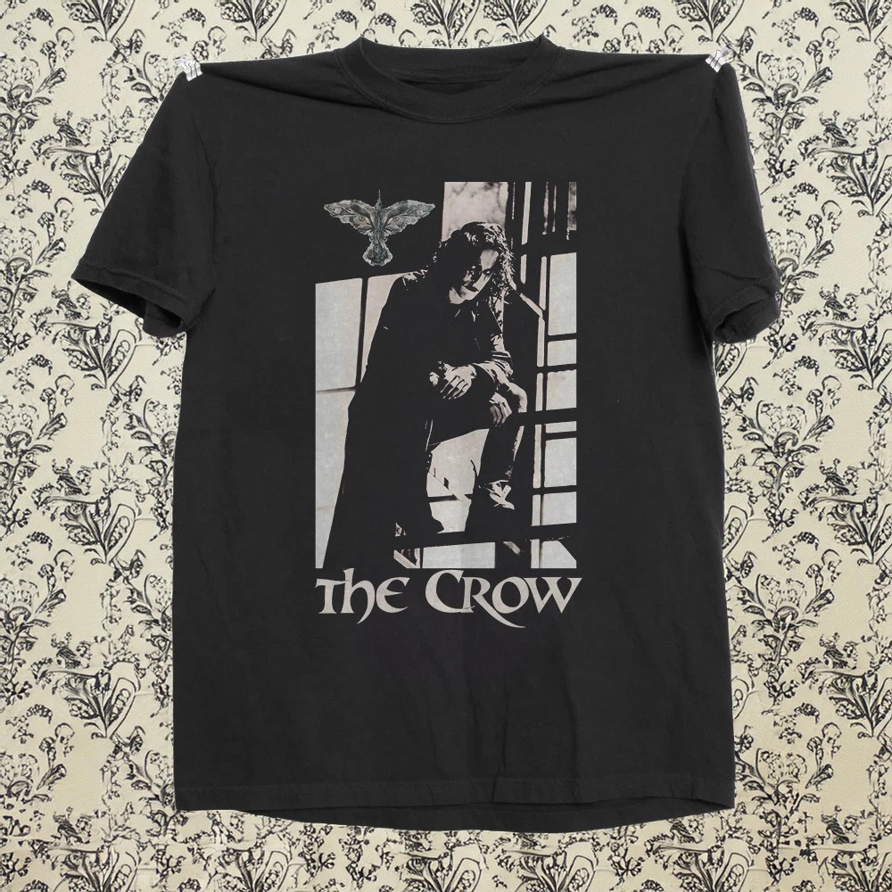 NEW! The Crow Movie Unisex Black T-shirt Size S-5XL