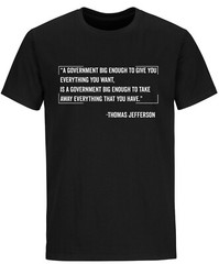 Thomas Jefferson Quote Shirt Political Shirts Patriotic Shirts Graphic T-shirt