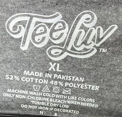 Tee Luv Men’s Dubble Bubble Boy Graphic Logo T-Shirt Gray XL Regular