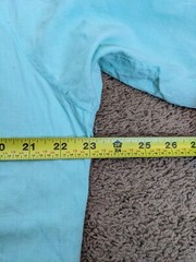Vintage 90s Active Culture Mix Hip-Hop L/S Sm. (Fits Large) USA V-Neck Mint Grn