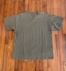 Vintage Y2K Oakley Software Spellout Logo Shirt Size XL Olive Green