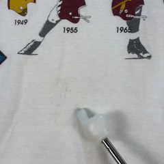 Vintage A-1 NFL Washington Commanders Shirt Mobil Football History Sz S