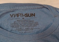 FifthSun NASA Graphic T Shirt Soft Material Blue Distressed Graphics Size M