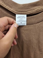 Campbellsville Apparel Co Brown T-Shirt Men’s XL Combed Cotton USA Military Issu