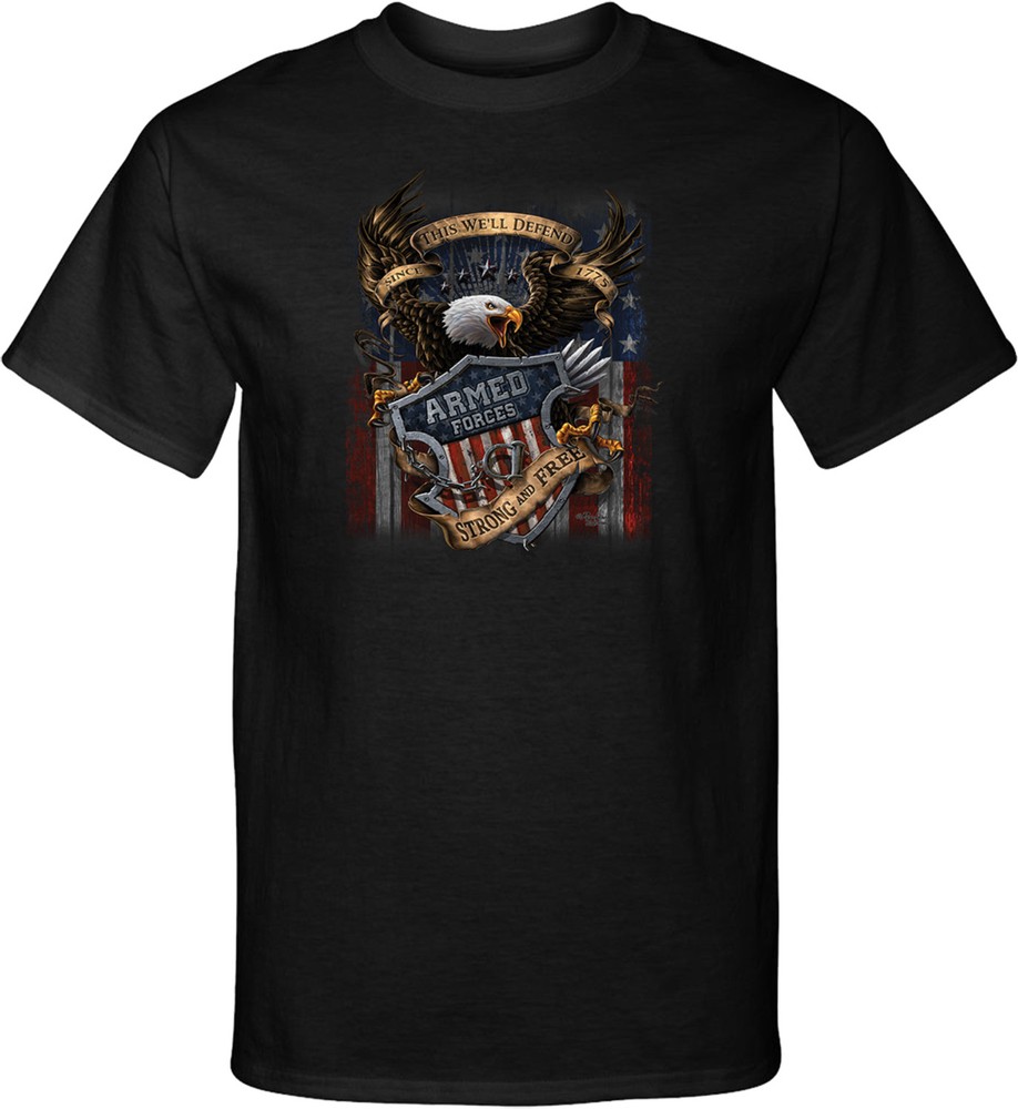 Buy Cool Shirts USA Armed Forces Tall Shirt