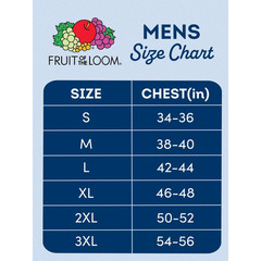 Fruit of the Loom 6-Pack Pocket Tee Men’s T-Shirt Soft and Breathable Assorted