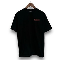 Swoly Supplements Men’s Graphic Heavyweight T Shirt Black Size Large 21 x 30
