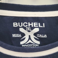 Bucheli Moda Italia Medusa Graphic Print Black Men’s 2XL Crew Neck T-Shirt
