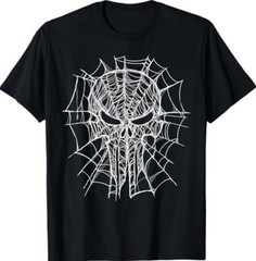 Marvel Studios: Spider-Man BND Movie 2026 Punisher Skull Web T-Shirt