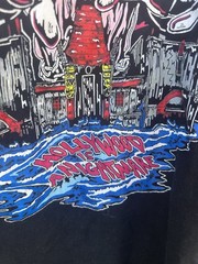 Warren Lotas Hollywood Is A Nightmare Graphic Black T-Shirt Size Medium