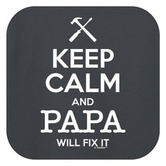 Father’s Day Shirt for Dad and Grandpa Keep Calm and Papa Will Fix It Athleti…