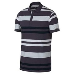 Nike Dry Fit Player YT Stripe OLC Golf Polo 2019 Black Grey Sz XL AV4172 015