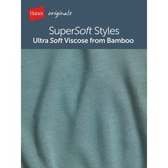 Hanes Men’s Stretch Crewneck Super Soft T-Shirts Moisture-Wicking, 3-Pack: M-2XL
