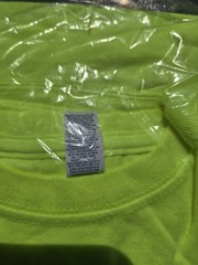 New in Package (NIP) Menards Mens 2XL Neon Safety Yellow HI-VIS XXL T-Shirt