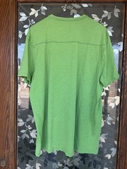 Banana Republic Shirt Mens XL Green Short Sleeve Casual Crew Neck Soft Wash
