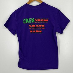 Crenshaw Skate Club T-Shirt Adult M Purple Short Sleeve Crew Neck Logo Cotton