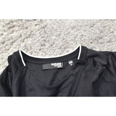 Murano Men’s Black Cotton Crew Neck Short Sleeve T-Shirt Size S – Solid Slim