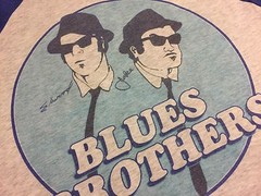 Blues Brothers Vintage Tour Jersey 1980 T-SHIRT FREE SHIP USA Soul Man