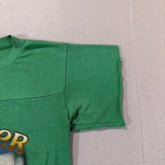 Vintage 80s Paper Thin Trucker T Shirt Green Sz M Rig USA Trucking Tee