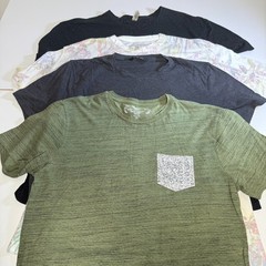 Lot of 4 Mens T Shirt Lot XXL Mixed Brands Under Armour, San Francisco, etc.